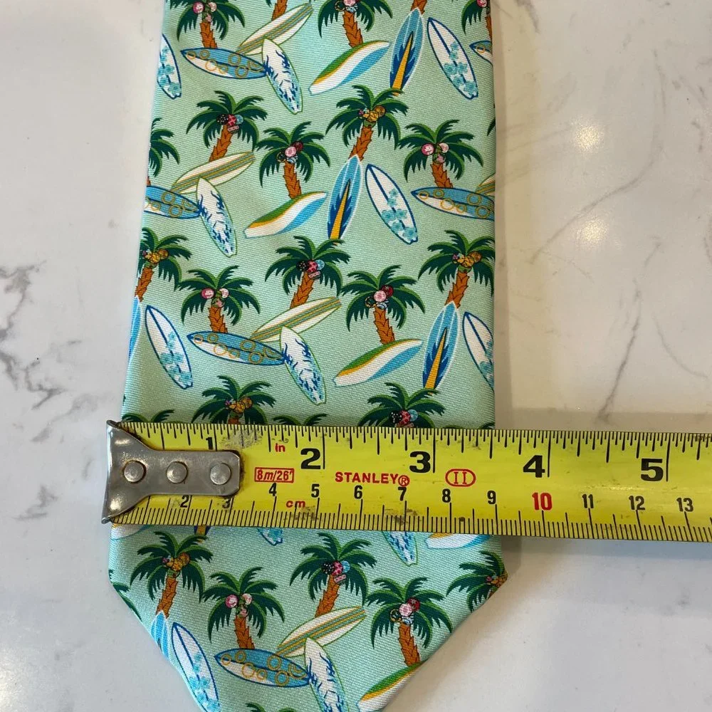 Angela Moore Surf's Up Men's Tie - Picture 4 of 5
